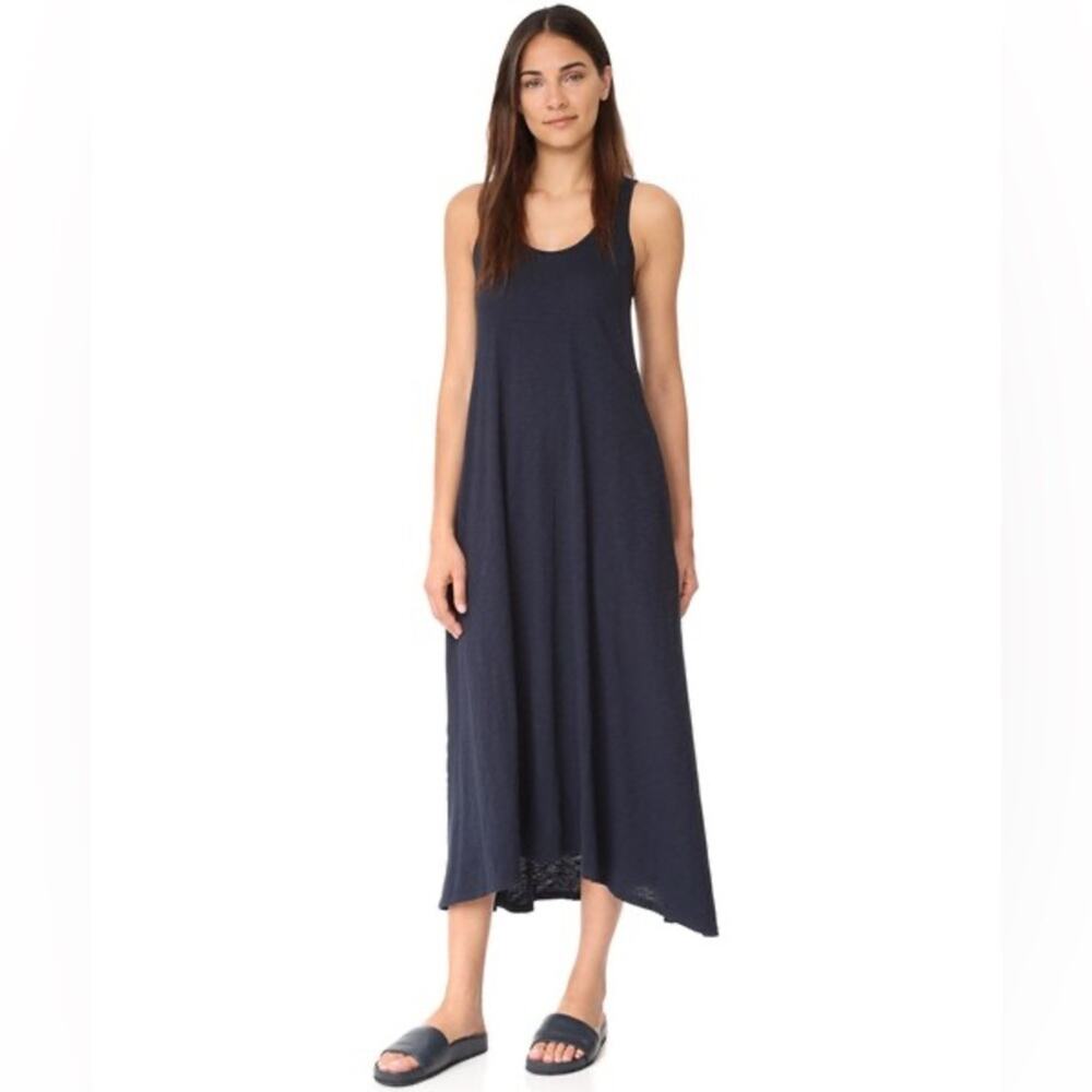 THEORY Laurem Maxi Dress in Navy Size XS (Petite)